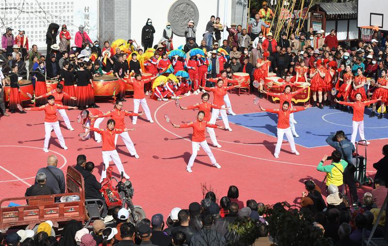 灞桥区歇驾新村第二届农耕文化艺术节开幕