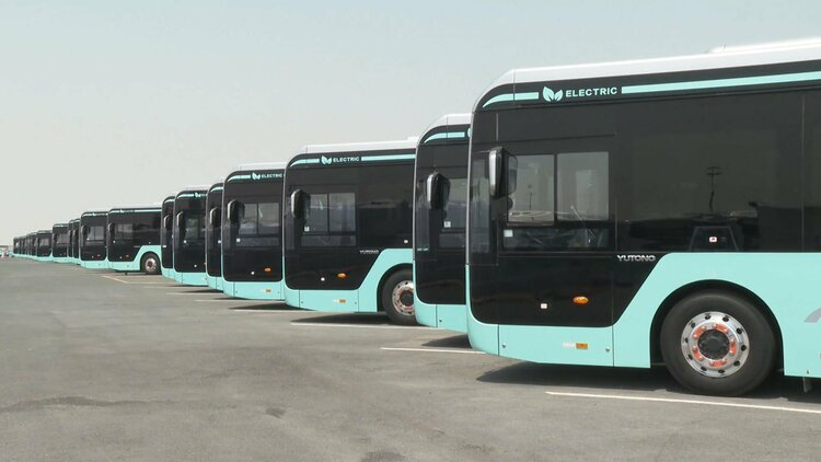 【新春走基层】祖国新能源客车成为卡塔尔亚洲杯交通服务主力军