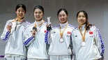 女子重剑世界杯（南京站）团体赛：中国队获亚军