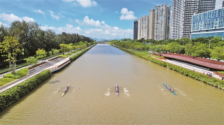 深圳市再添两处省级水利风景区_fororder_大沙河水利风景区集游览美景、休闲健身、泛舟竞渡等主题于一体。
