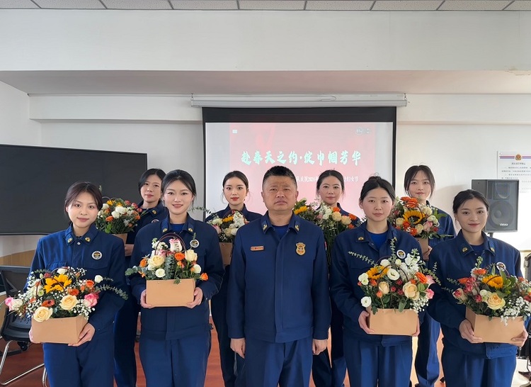 陇南西和：消防部门组织开展“三八”国际妇女节文化活动_fororder_6060