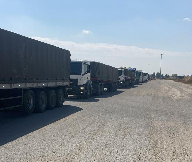 9日有468辆载有援帮物资的卡车进入加沙地带