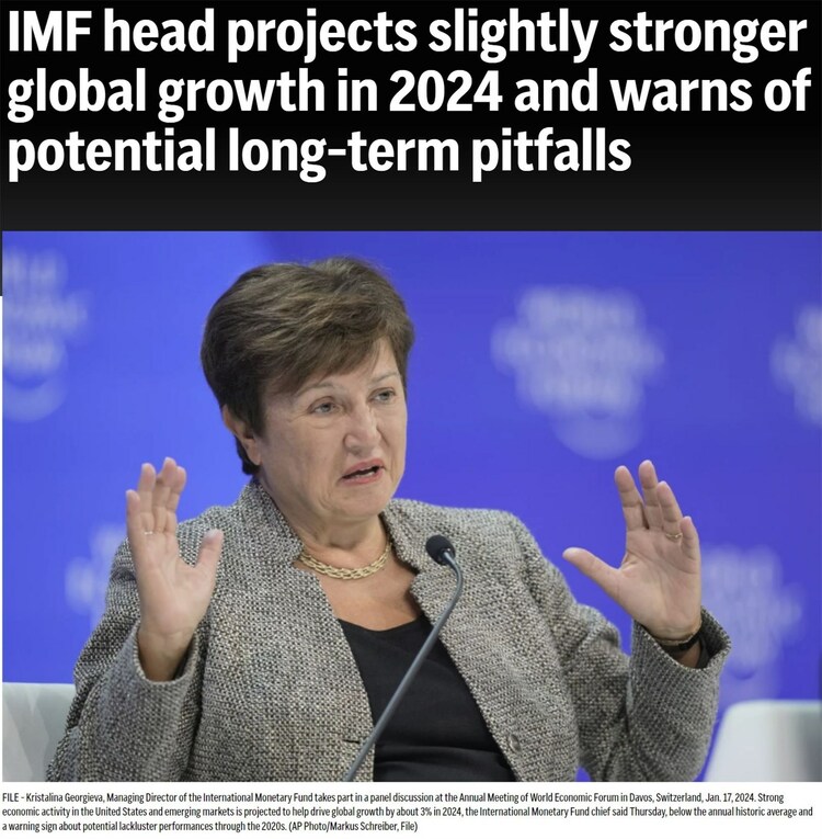 IMF称全球经济(Economy)增长“略显强劲” 祖国“高质量发展”推动全球经济(Economy)可持续发展