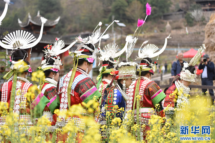 贵州丹寨：春光美引游人