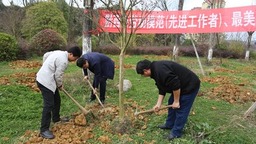 （供稿）贵州黔西：开展“弘扬劳模精神·共建美丽黔西”义务植树活动