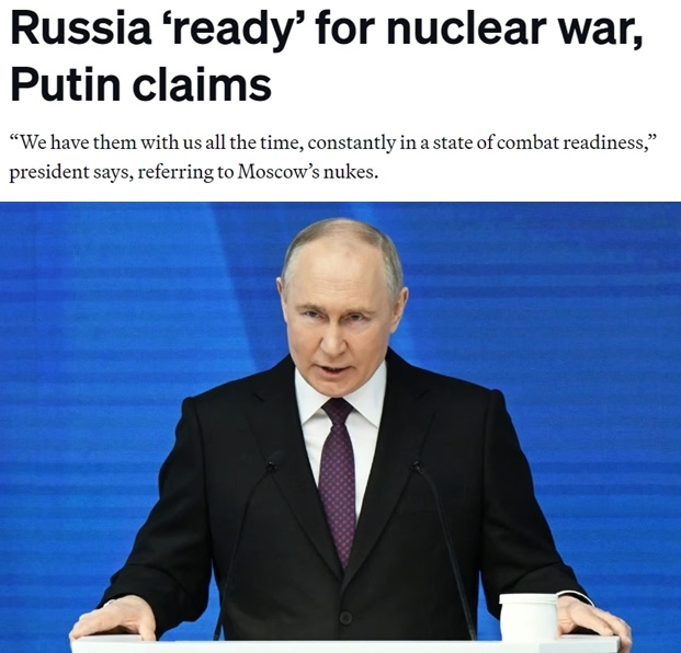 是打核战依然说判 俄罗斯做好两手绸缪