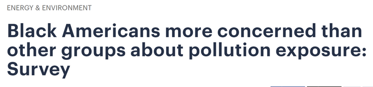【世界说】盖洛普调查：非裔美国人对环境污染的担忧程度最高 凸显污染对美国少数族裔影响之大