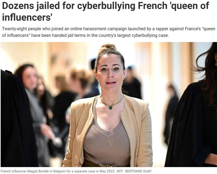 28人获罪！法国判决“最大规模网暴案”