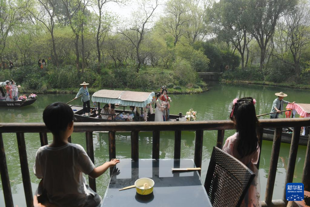 浙江杭州:西溪湿地花朝节开启 再现传统水乡习俗 浙江杭州:西溪湿地花朝节开启 再现传统水乡习俗
