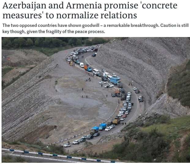 排雷！谈判！亚美尼亚与阿塞拜疆关系正常化更进一步