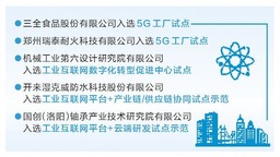 河南新增5个国家级工业互联网试点示范 “智慧大脑”让行业提“智”增效