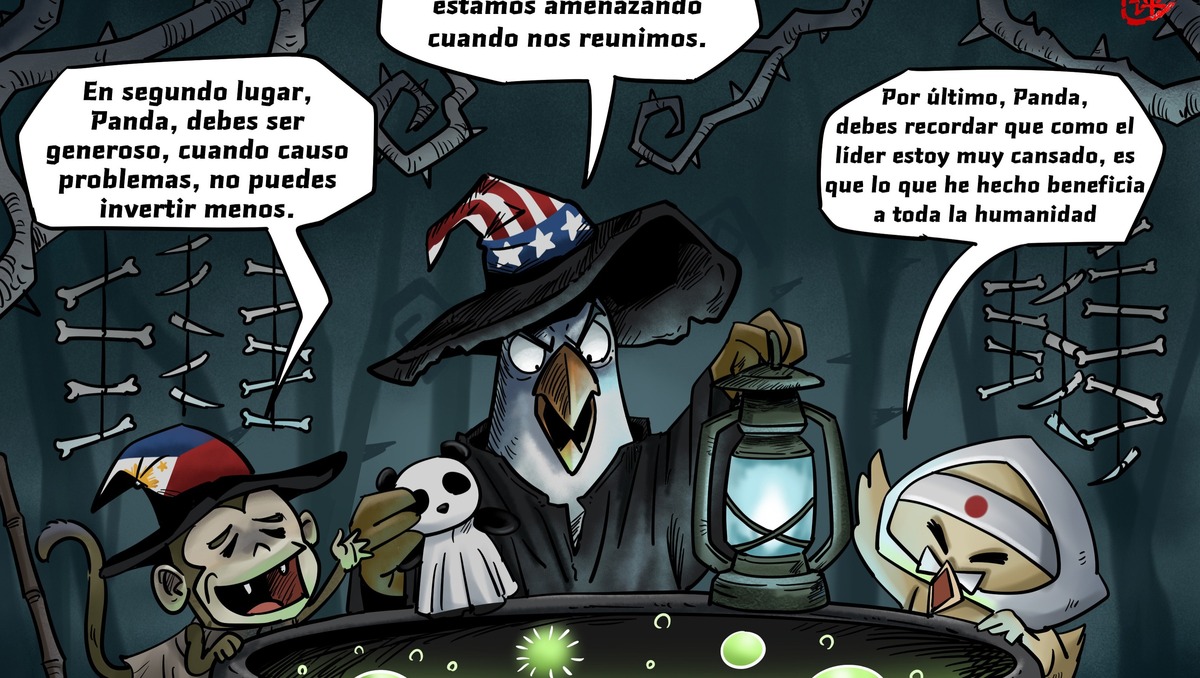 【Caricatura editorial】"Luz de gas" estadounidense