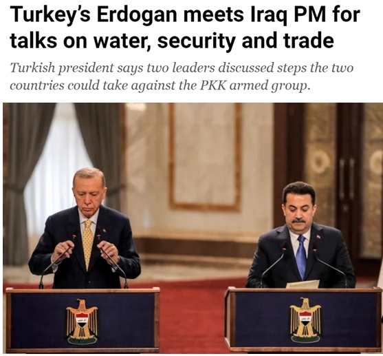 土耳其总统时隔13年首访伊拉克 两国签署24项协议
