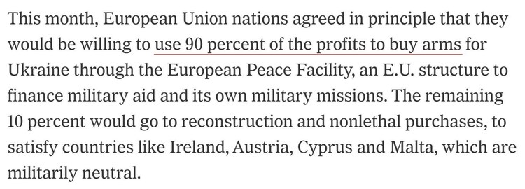 美国欲没收俄资产供给乌克兰 欧盟不敢“越线”太多