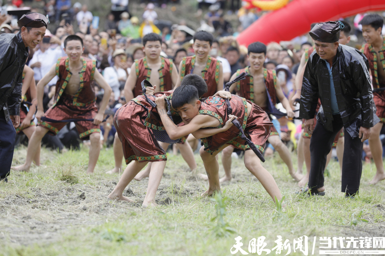 黎平“摔跤节：节日里盛开的民族团结之花