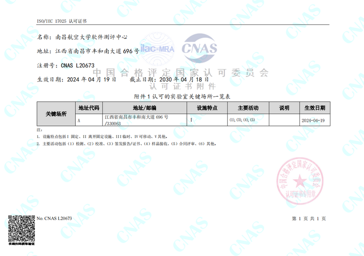 南昌航空大学软件测评中心获CNAS认可证书_fororder_11