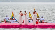 重庆市第七届运动会圣火采集仪式举行