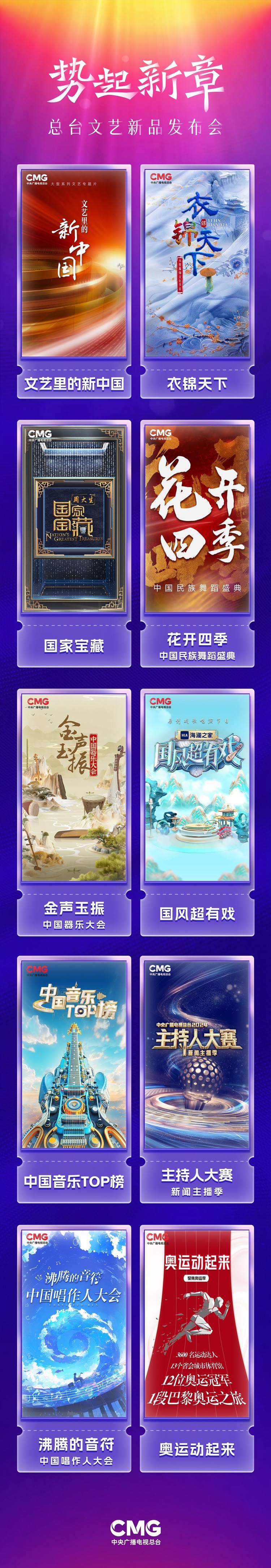 势起新章!中央广播电视总台发布2024年文艺新品节目