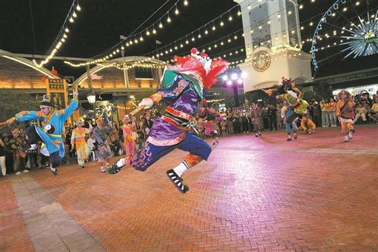 普宁英歌舞出国门亮相泰国曼谷 以“英歌旋风”推进中泰友谊_fororder_801