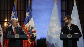 联合国秘书长与智利总统敦促以色列和哈马斯达成停火