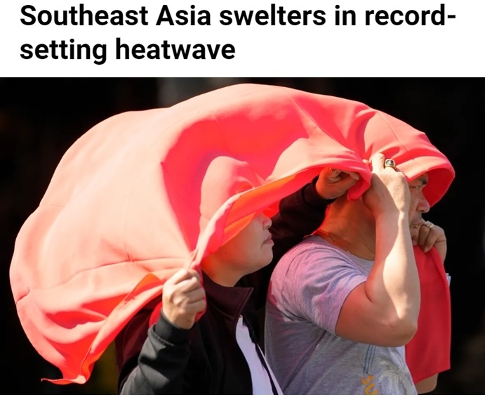 亚洲众邦遭高温和强降雨 专家认为异日全球至极天色将众发、强发