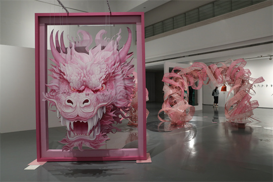 “延续与创新”——苏州市第二届雕塑作品展精彩亮相苏州美术馆_fororder_叶佩君 《有龙则灵 》