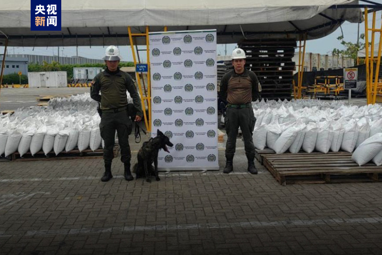哥伦比亚警方缉获2.1吨可卡因 价值1.26亿美元
