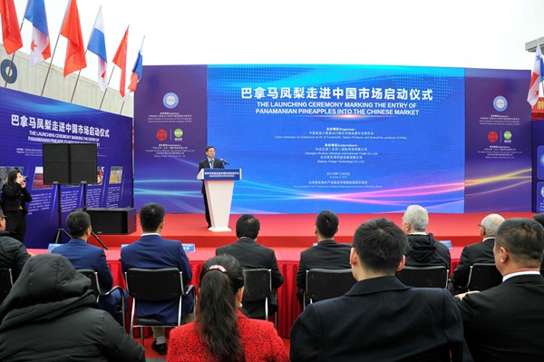 巴拿马凤梨首次登陆中国市场