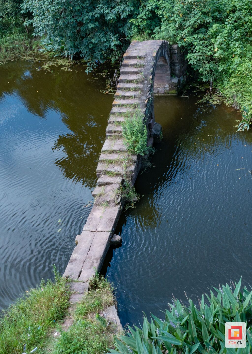 (转载)盐都文物·镜像⑲|杨柳溪石拱桥最美3/4“侧脸”