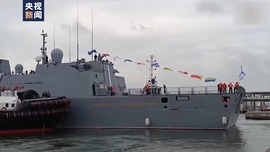 俄海军舰艇编队访问古巴 美国“盯梢”
