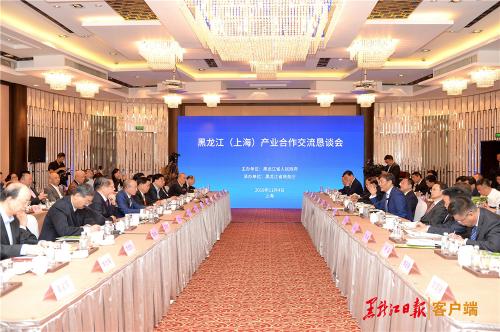 黑龙江（上海）产业合作交流恳谈会举行