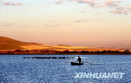 Padang Rumput Hulun Buir Pada Musim Gugur