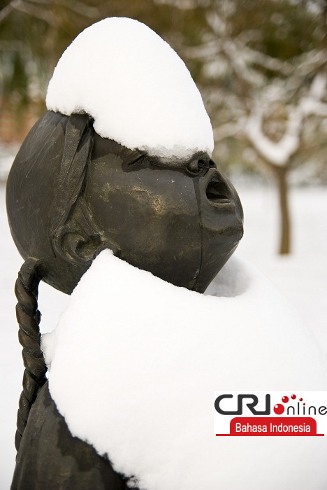 Beijing Kembali Diselimuti Salju