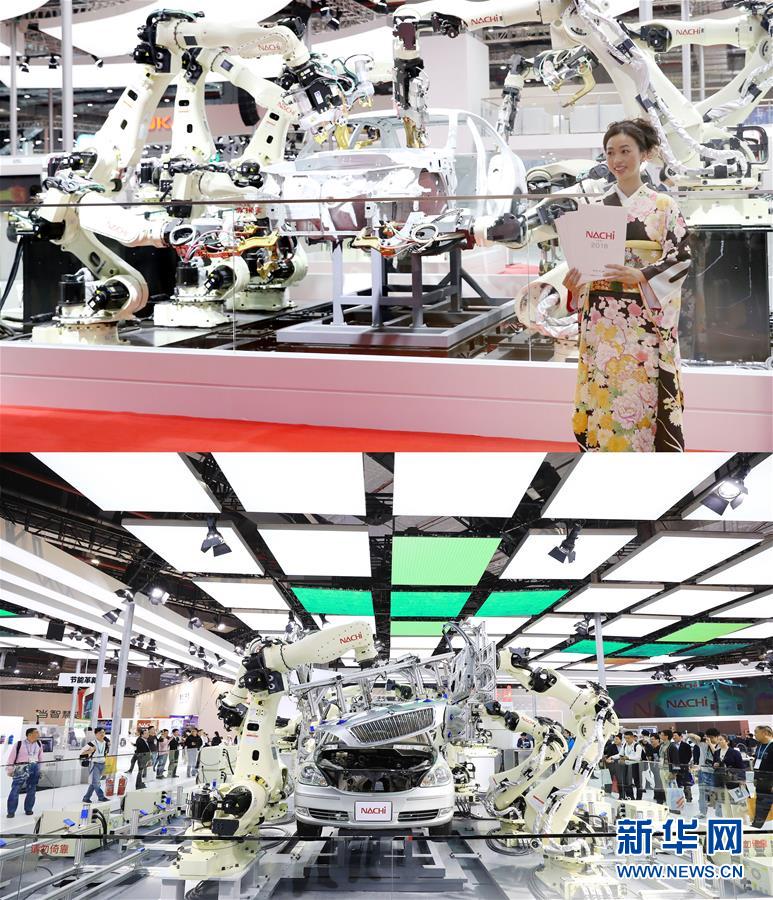 新华网@进博会装备展区的“回头客”