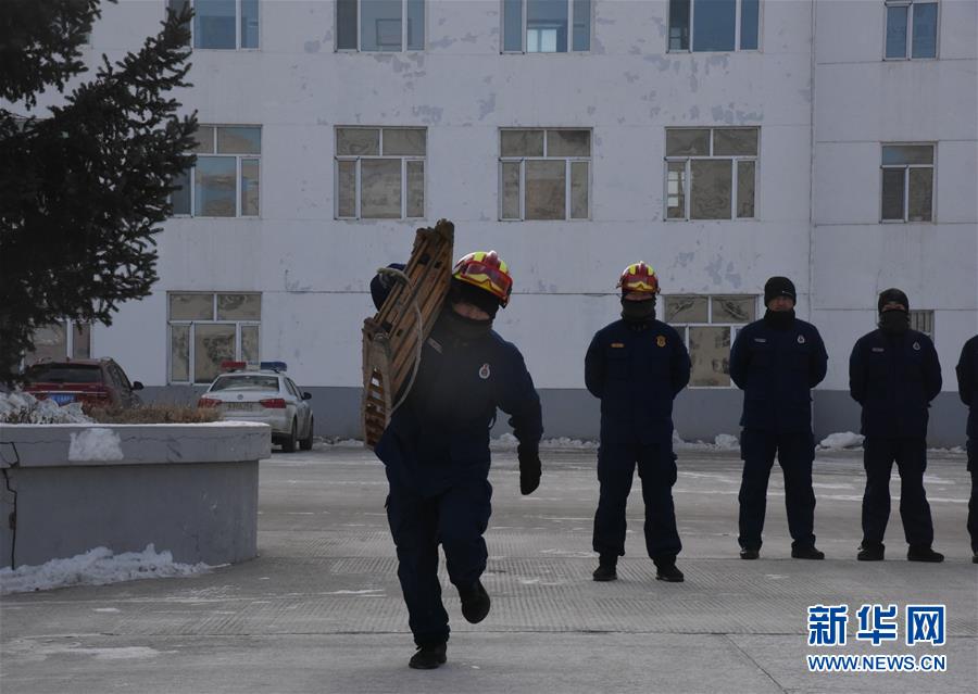 新华网：皑皑白雪中的一抹“火焰蓝”——走近中国最北消防员