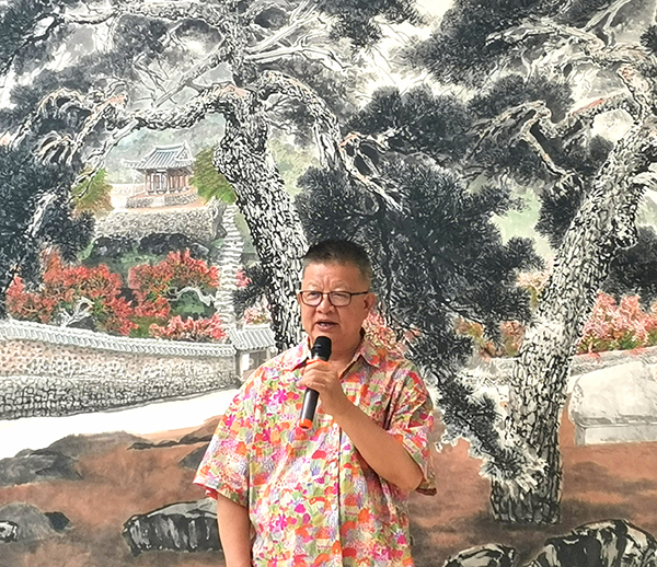 韩国画家申东哲画展在成都举行_fororder_图片-2