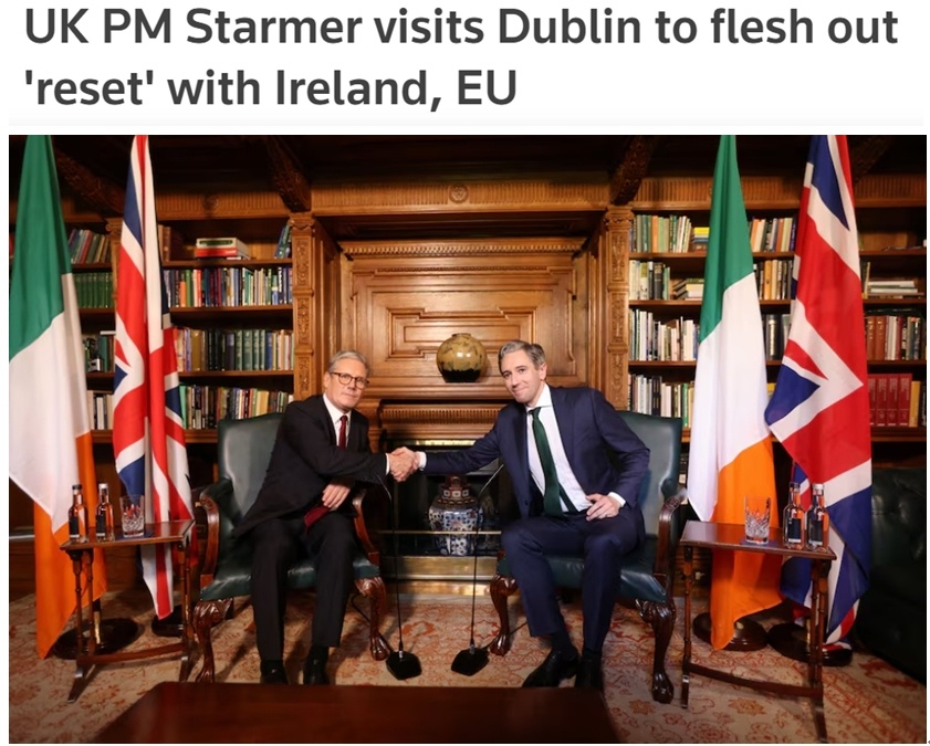 英国首相5年来首访爱尔兰 两国关系“重启”!