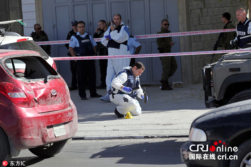 巴勒斯坦男子刺杀以色列警察被击毙(组图)