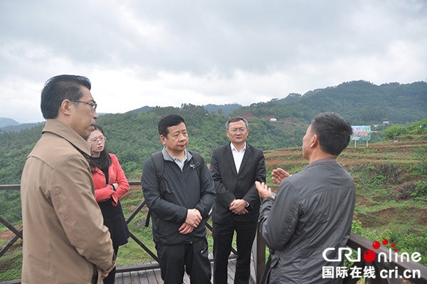 图片默认标题_fororder_调研，介绍核桃产业发展情况。摄影张清锐