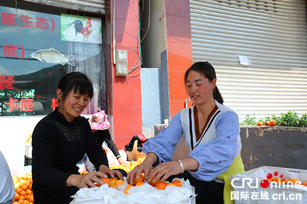 图片默认标题_fororder_农户装运杏果（摄影：姜锦）