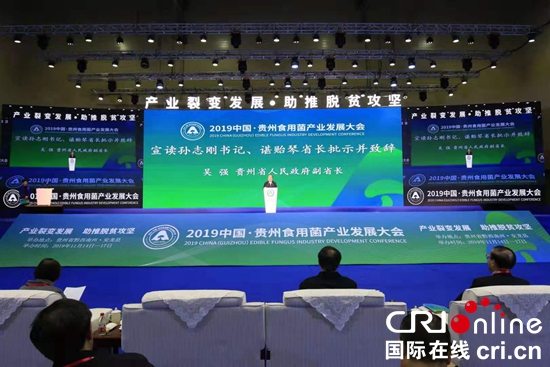2019中国•贵州食用菌产业发展大会开幕式在黔西南州安龙县举行