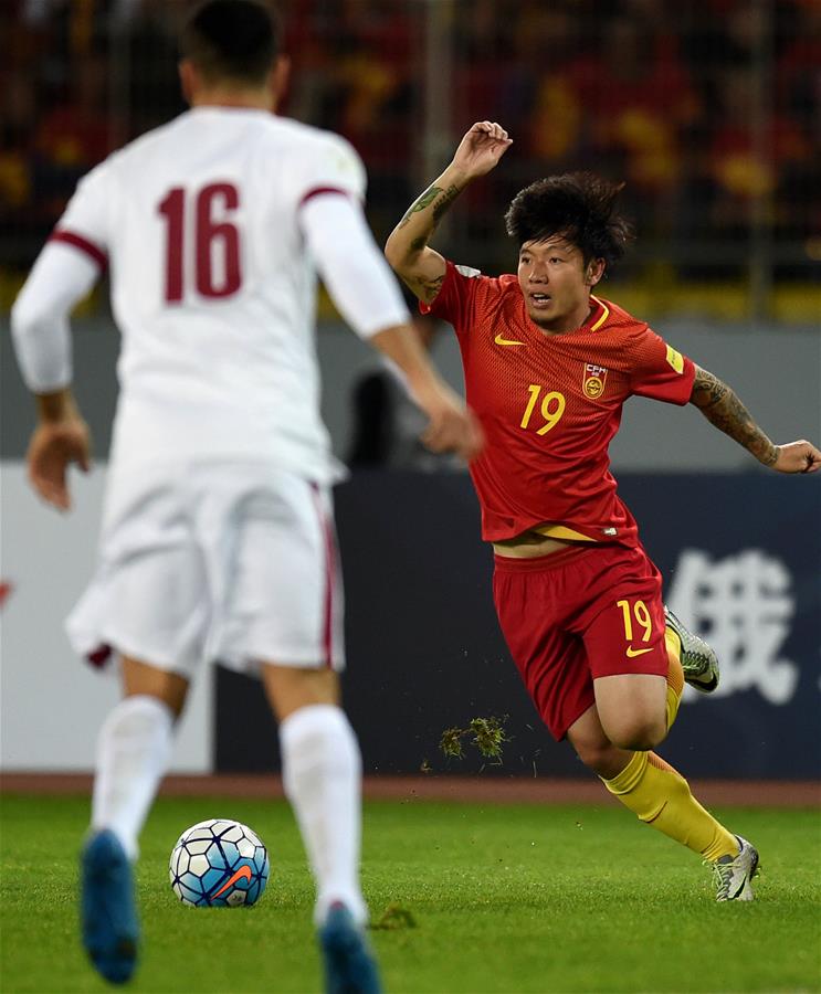 世预赛：中国队主场0-0卡塔尔队