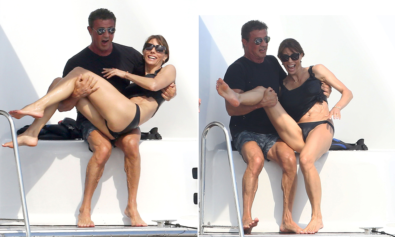 貌美如花!史泰龙家有