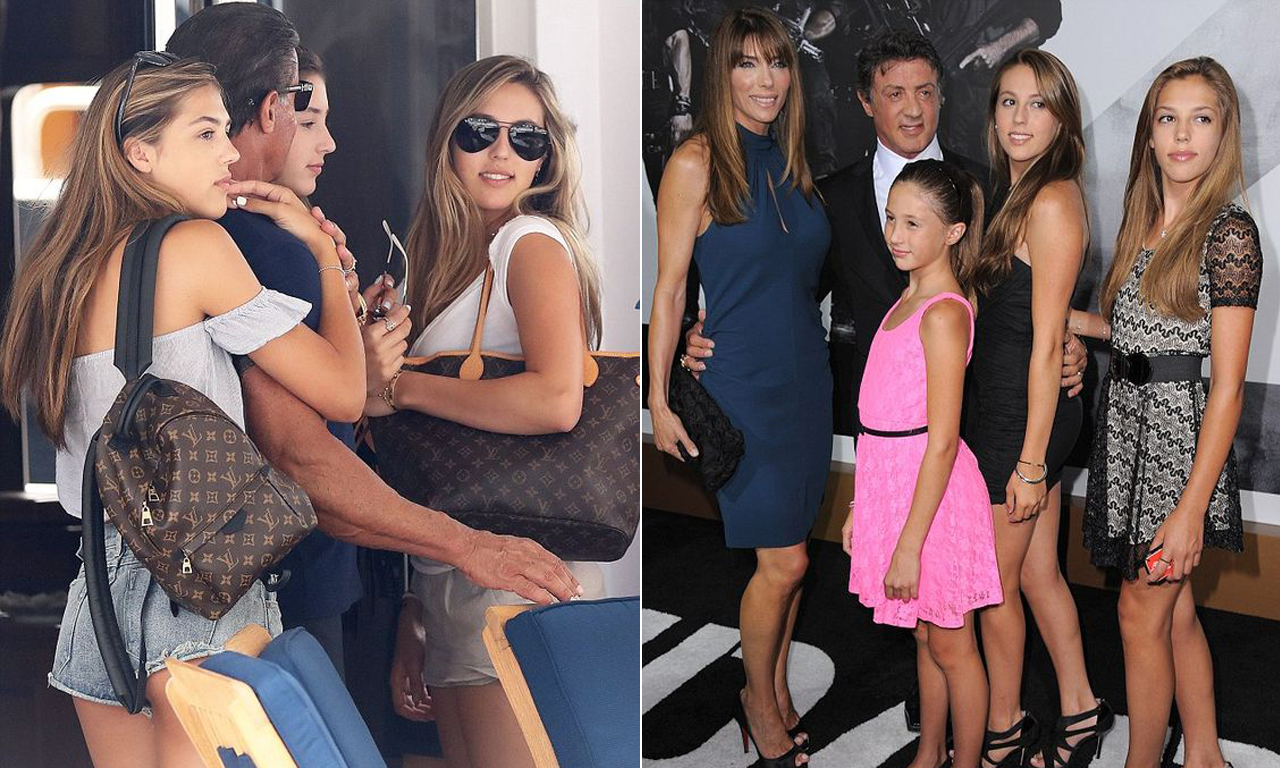 貌美如花!史泰龙家有