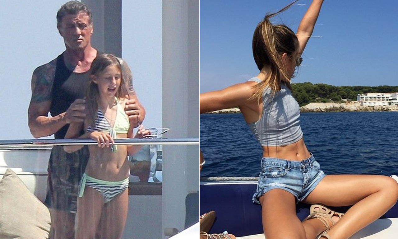 貌美如花!史泰龙家有