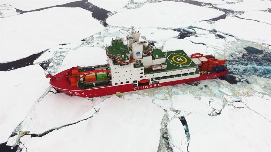 China's polar icebreaker Xuelong 2 arrives in Antarctica's Prydz Bay