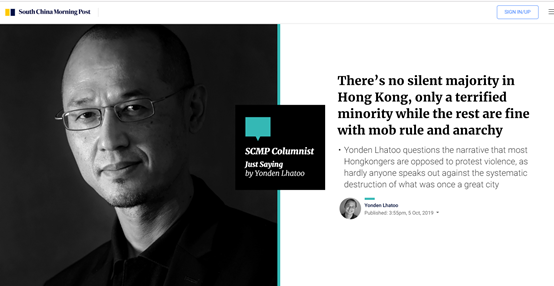 #环球网#这位西方主流媒体人够胆大 香港人不敢说的他敢说