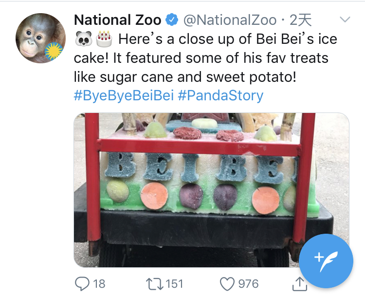 「中国日报网」【中国那些事儿】旅美熊猫贝贝回国 美国粉丝：我