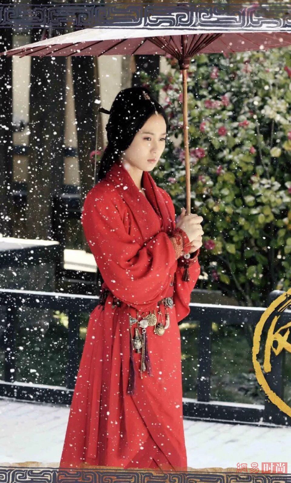 北京迎今冬初雪 与雪景最搭的女星只有刘诗诗(组图)