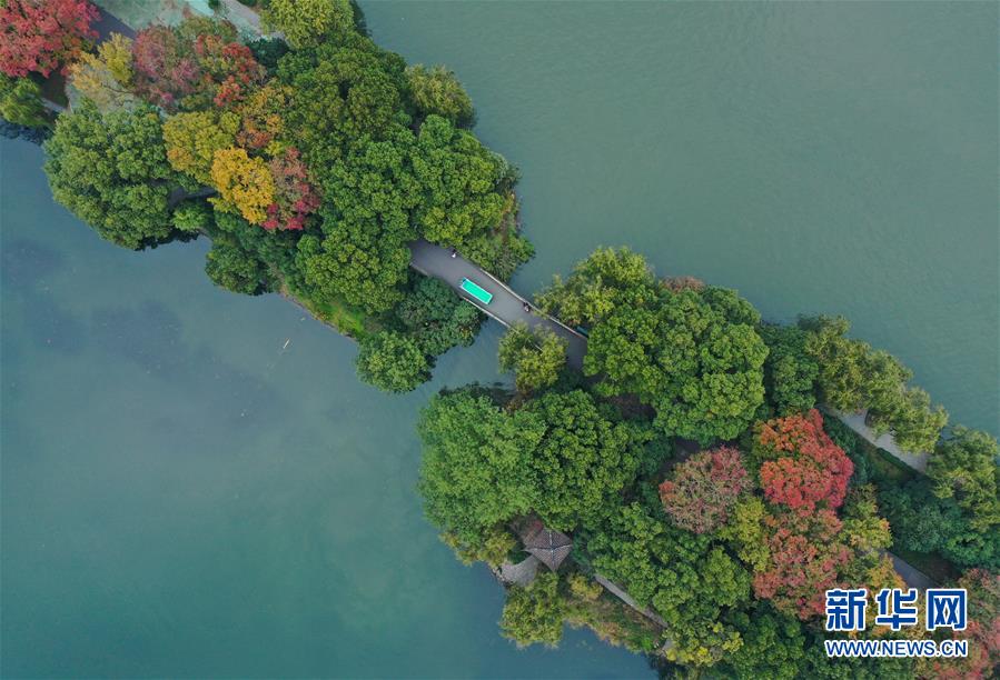 #新华网#初冬彩西湖